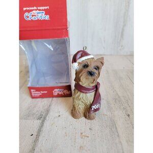 Pet smart Luv a pet Yorkshire terrier ornament puppy Xmas charity